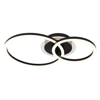 Globo - Luminária de teto LED LED/30W/230V 2700/4500/6500K Ø 33x50 cm preta