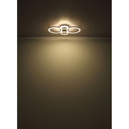 Globo - Luminária de teto LED LED/40W/230V 2700/4500/6500K Ø 35,5x53 cm preta