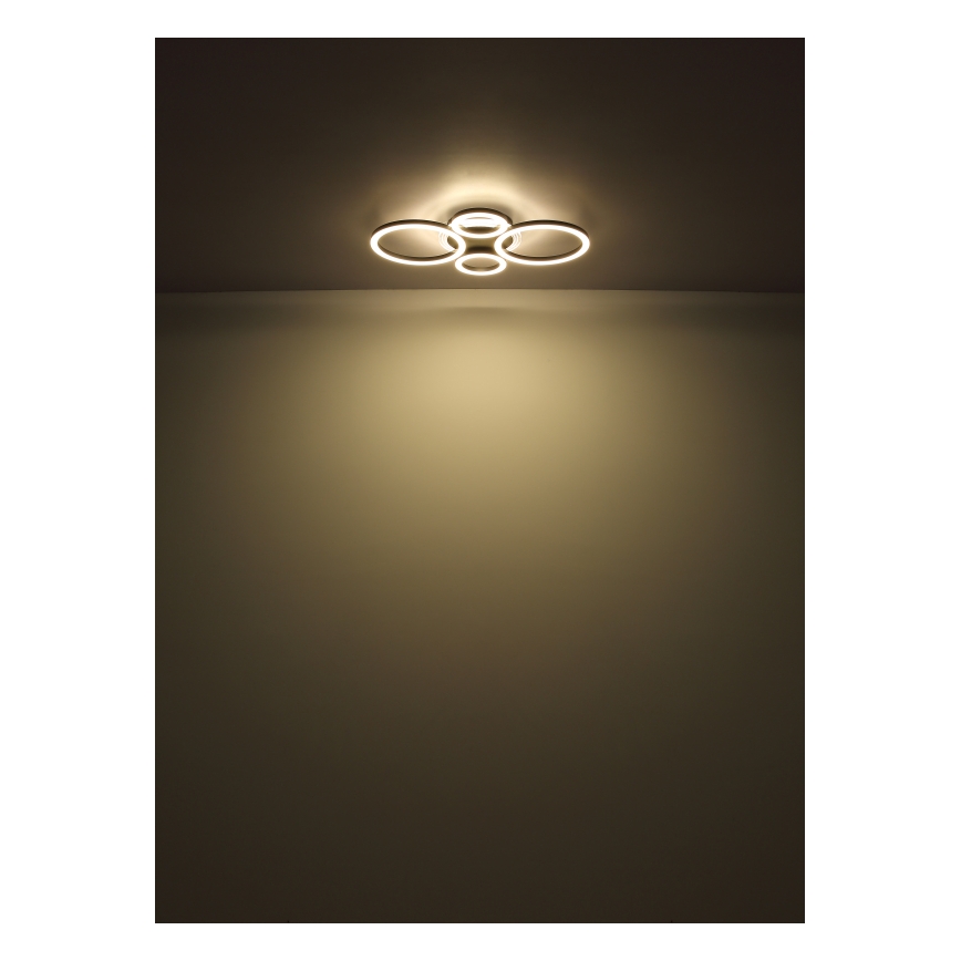 Globo - Luminária de teto LED LED/40W/230V 2700/4500/6500K Ø 35,5x53 cm preta