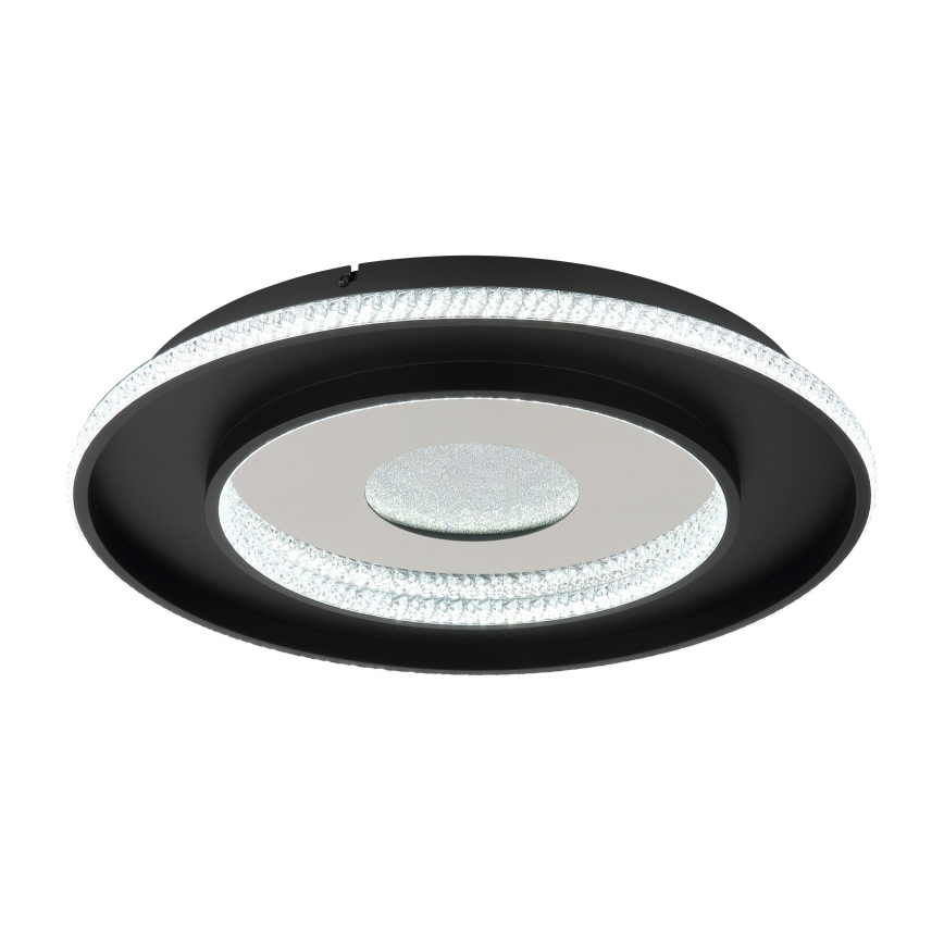 Globo - Luminária de teto LED dimmerizável LED/30W/230V 2700-6500K diâmetro 52,5 cm preta + controlo remoto