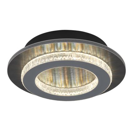 Globo - Luminária de teto LED/12W/230V 3000/4000/6500K diâmetro 20 cm antracite