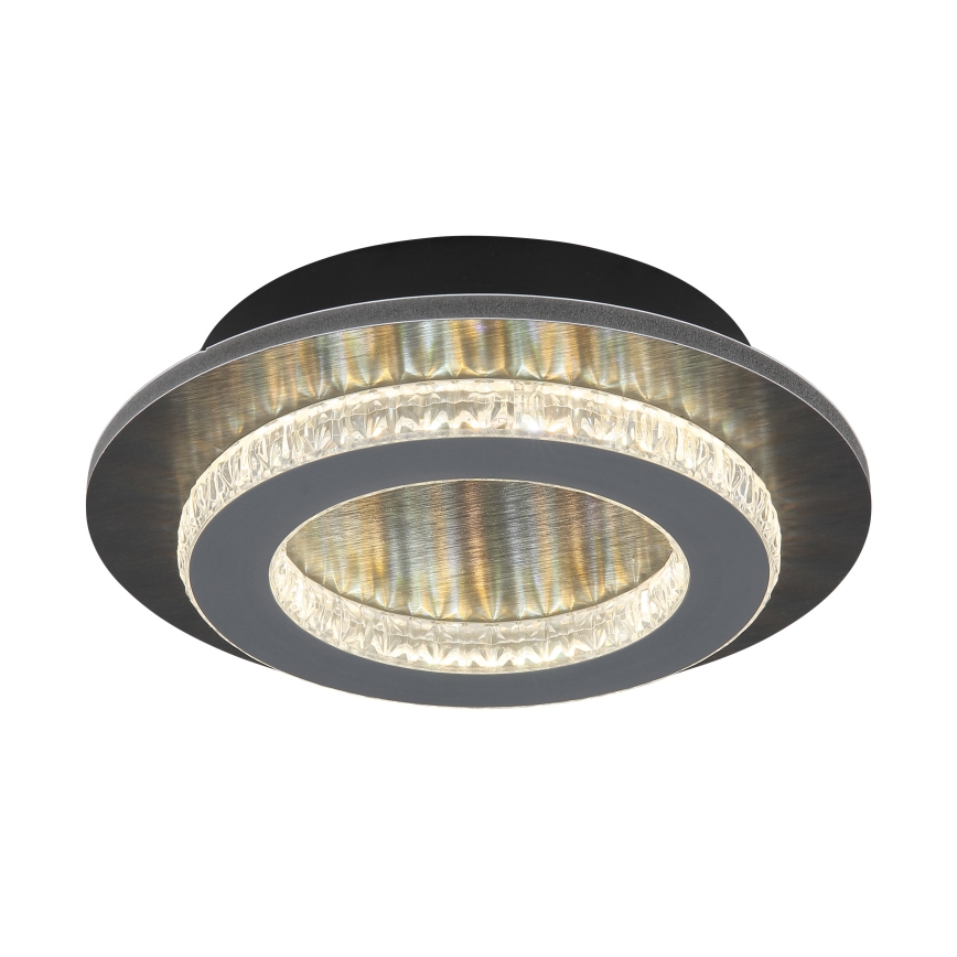 Globo - Luminária de teto LED/12W/230V 3000/4000/6500K diâmetro 20 cm antracite