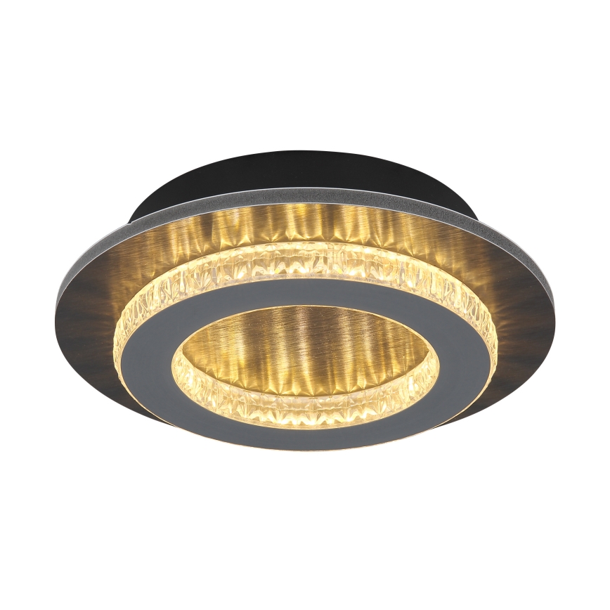 Globo - Luminária de teto LED/12W/230V 3000/4000/6500K diâmetro 20 cm antracite
