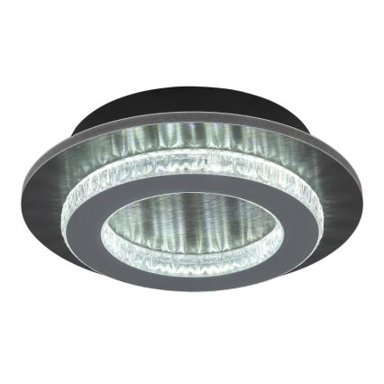 Globo - Luminária de teto LED/12W/230V 3000/4000/6500K diâmetro 20 cm antracite