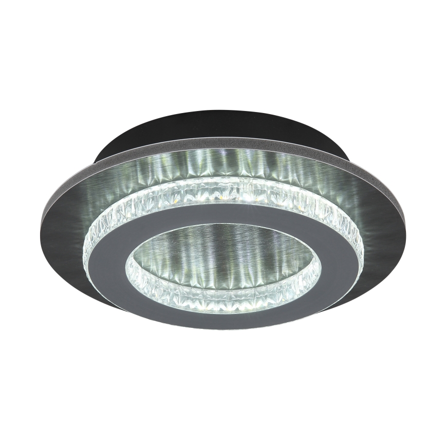 Globo - Luminária de teto LED/12W/230V 3000/4000/6500K diâmetro 20 cm antracite