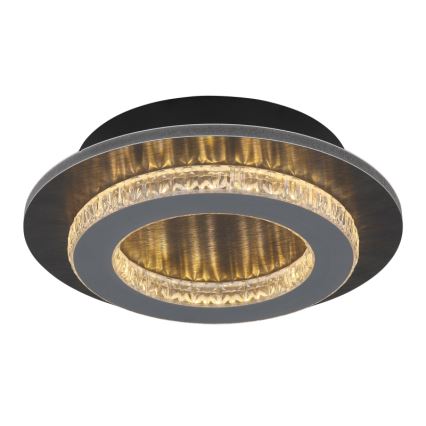 Globo - Luminária de teto LED/12W/230V 3000/4000/6500K diâmetro 20 cm antracite