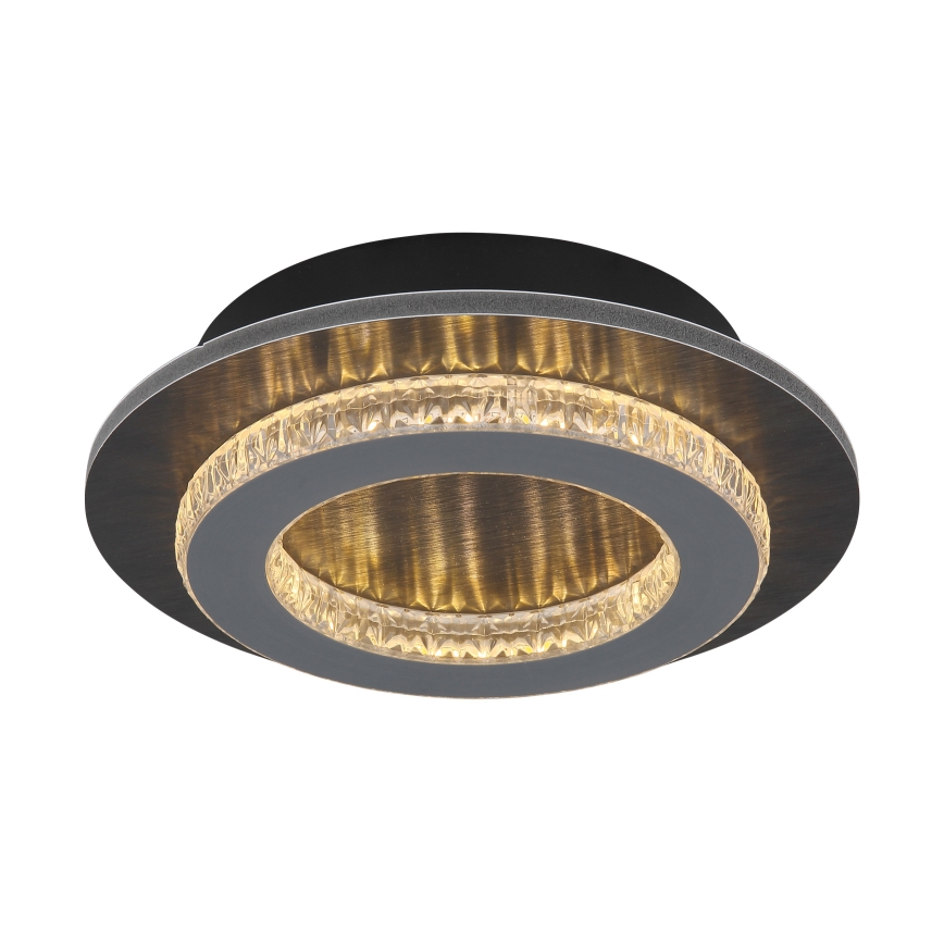 Globo - Luminária de teto LED/12W/230V 3000/4000/6500K diâmetro 20 cm antracite