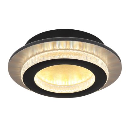 Globo - Candeeiro de Teto LED 12W 230V 3000/4000/6500K Ø 20 cm preto