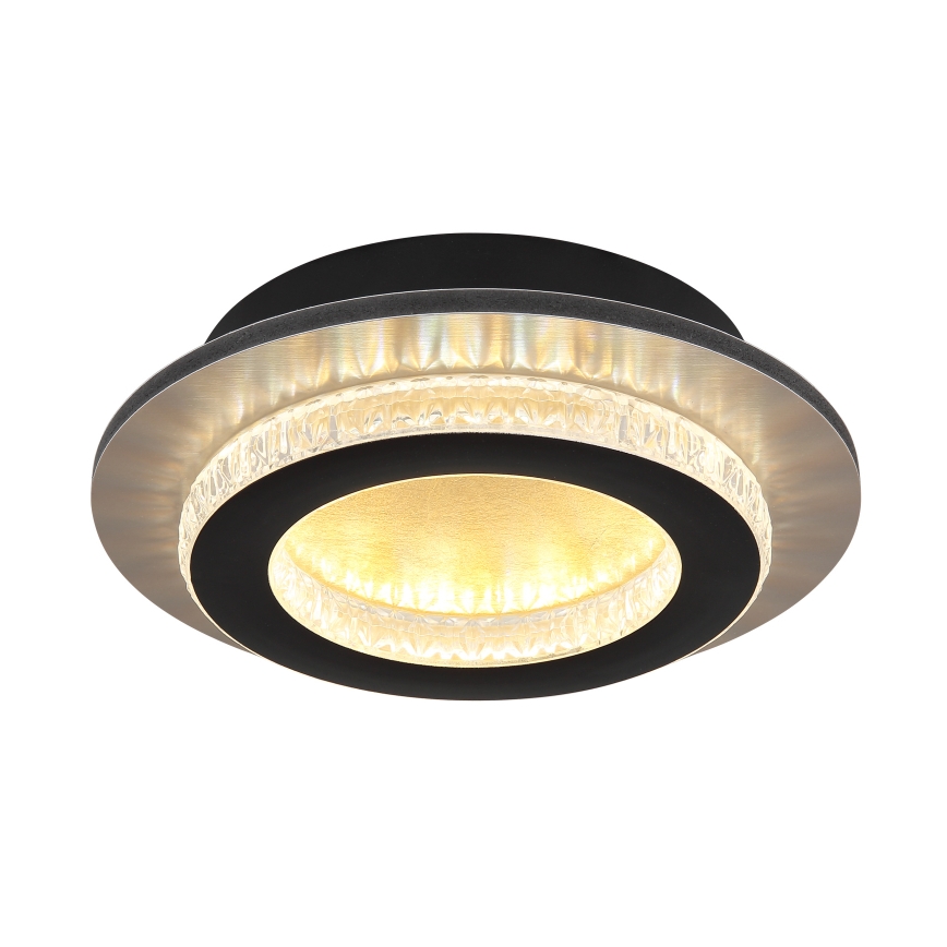 Globo - Candeeiro de Teto LED 12W 230V 3000/4000/6500K Ø 20 cm preto