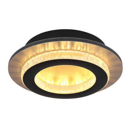 Globo - Candeeiro de Teto LED 12W 230V 3000/4000/6500K Ø 20 cm preto