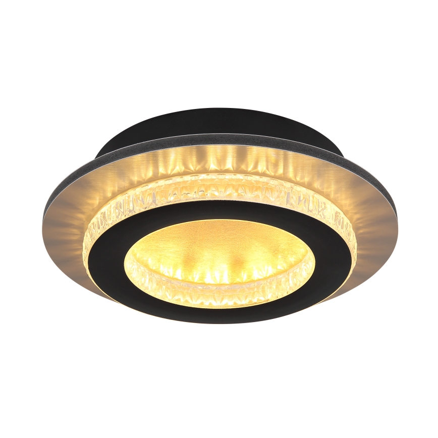 Globo - Candeeiro de Teto LED 12W 230V 3000/4000/6500K Ø 20 cm preto