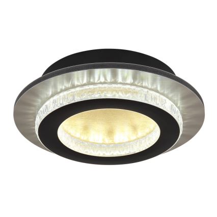 Globo - Candeeiro de Teto LED 12W 230V 3000/4000/6500K Ø 20 cm preto
