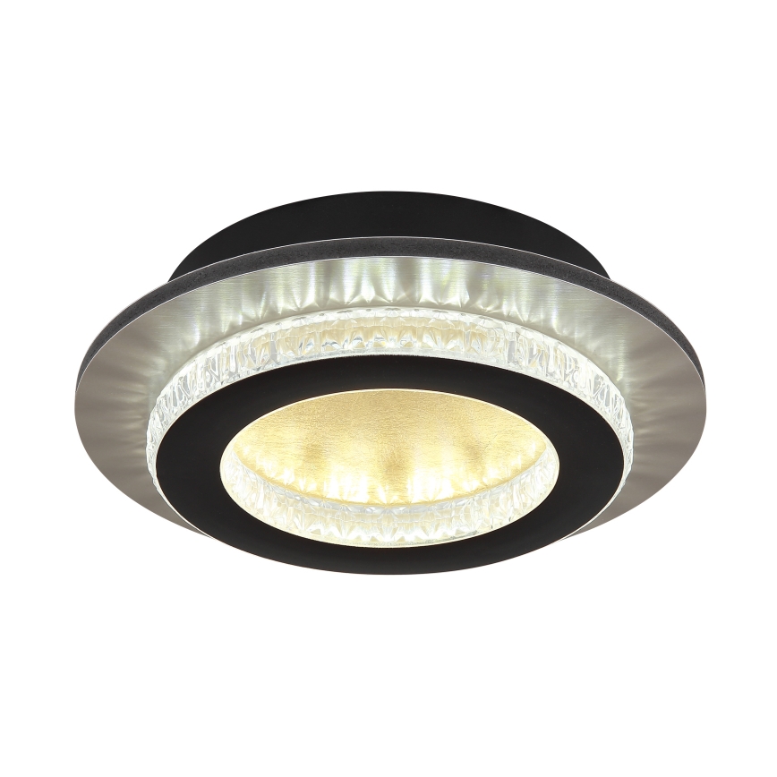 Globo - Candeeiro de Teto LED 12W 230V 3000/4000/6500K Ø 20 cm preto