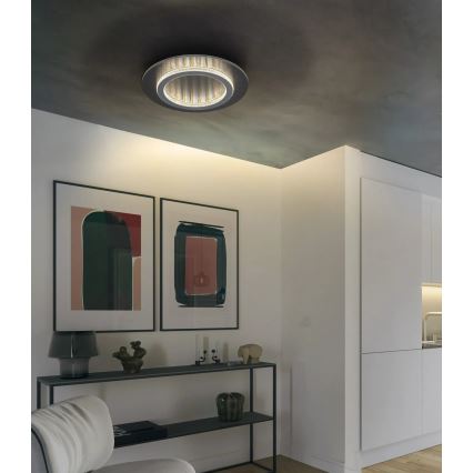 Globo - Candeeiro de tecto LED/24W/230V 3000/4000/6500K diâmetro 35 cm antracite