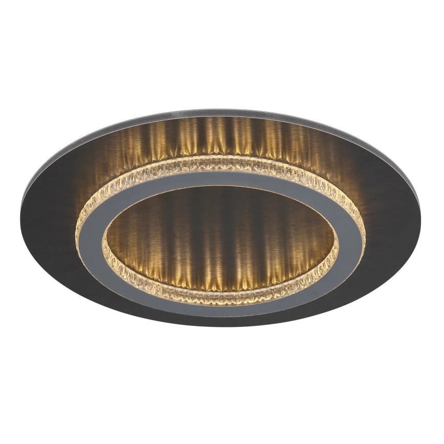 Globo - Candeeiro de tecto LED/24W/230V 3000/4000/6500K diâmetro 35 cm antracite