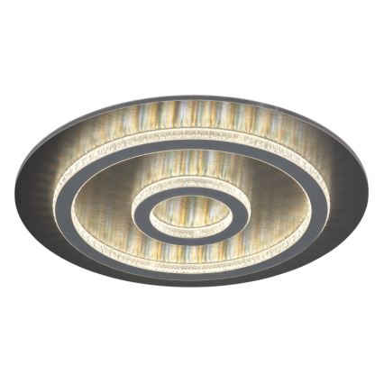 Globo - Candeeiro de teto LED dimerizável LED/40W/230V 3000-6500K Ø 45 cm antracite + controlo remoto