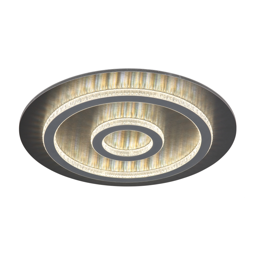 Globo - Candeeiro de teto LED dimerizável LED/40W/230V 3000-6500K Ø 45 cm antracite + controlo remoto