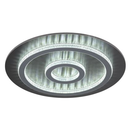 Globo - Candeeiro de teto LED dimerizável LED/40W/230V 3000-6500K Ø 45 cm antracite + controlo remoto