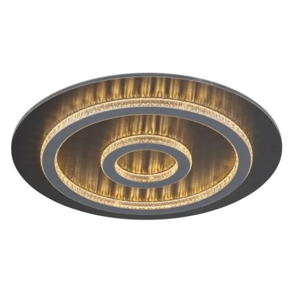 Globo - Candeeiro de teto LED dimerizável LED/40W/230V 3000-6500K Ø 45 cm antracite + controlo remoto