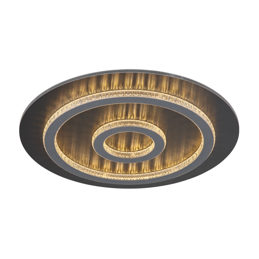 Globo - Candeeiro de teto LED dimerizável LED/40W/230V 3000-6500K Ø 45 cm antracite + controlo remoto