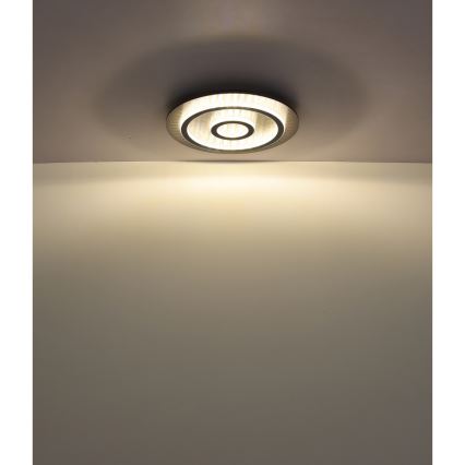 Globo - Candeeiro de teto LED dimerizável LED/40W/230V 3000-6500K Ø 45 cm antracite + controlo remoto