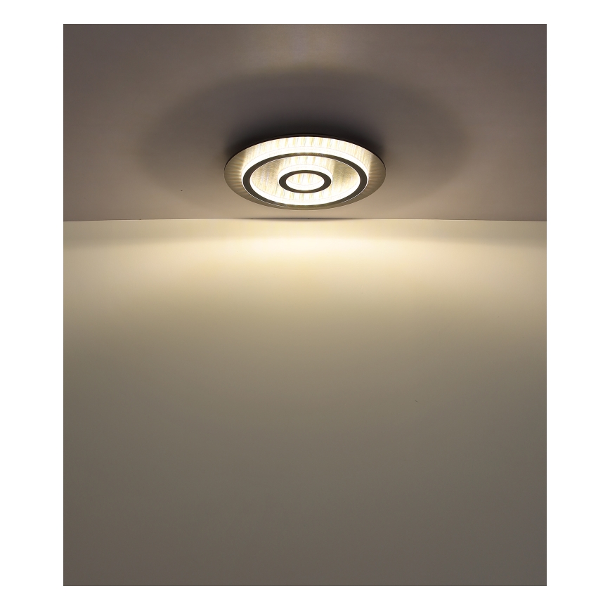 Globo - Candeeiro de teto LED dimerizável LED/40W/230V 3000-6500K Ø 45 cm antracite + controlo remoto