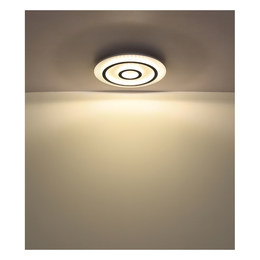 Globo - Plafon LED dimerizável 40W/230V 3000-6500K Ø 45 cm branco + comando remoto