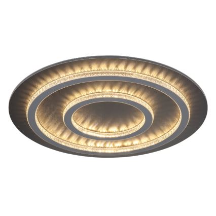 Globo - Plafon LED dimerizável LED/60W/230V 3000-6500K Ø 55 cm antracite + comando remoto