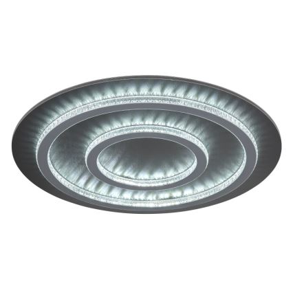 Globo - Plafon LED dimerizável LED/60W/230V 3000-6500K Ø 55 cm antracite + comando remoto