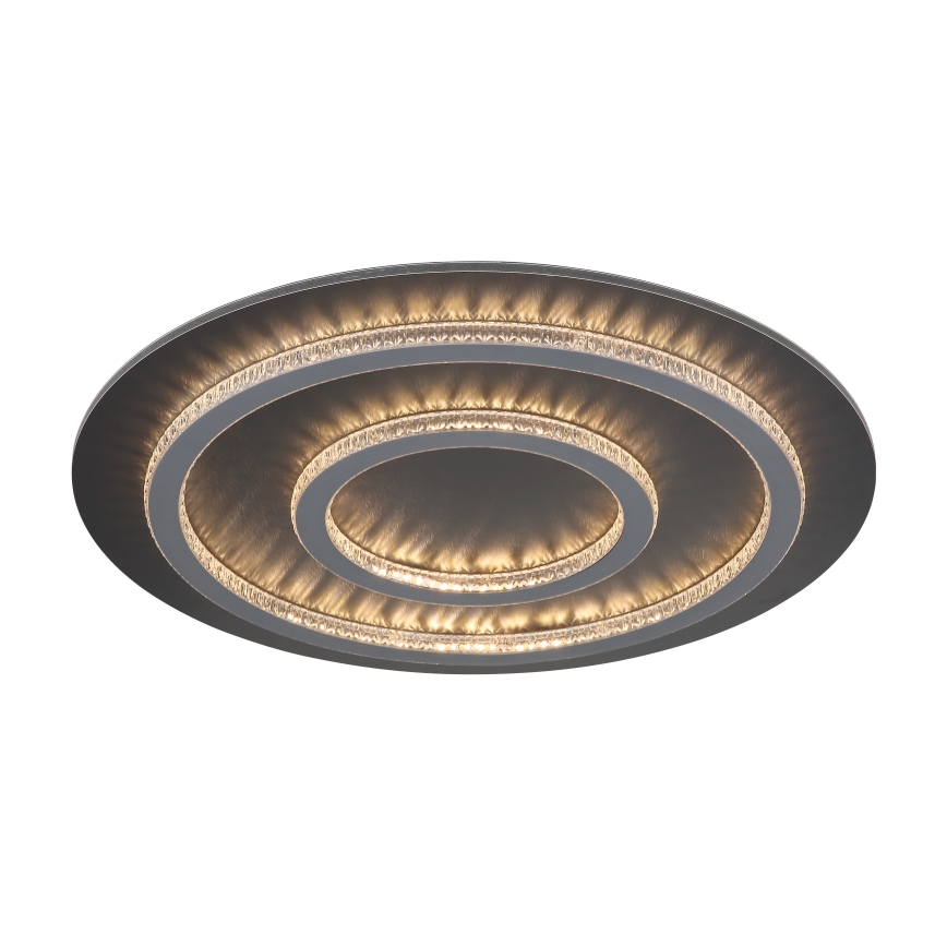 Globo - Plafon LED dimerizável LED/60W/230V 3000-6500K Ø 55 cm antracite + comando remoto