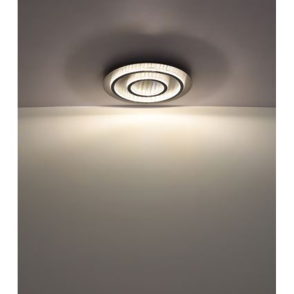 Globo - Plafon LED dimerizável LED/60W/230V 3000-6500K Ø 55 cm antracite + comando remoto