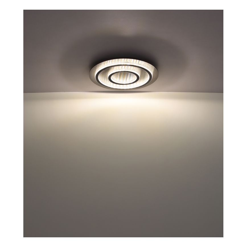 Globo - Plafon LED dimerizável LED/60W/230V 3000-6500K Ø 55 cm antracite + comando remoto
