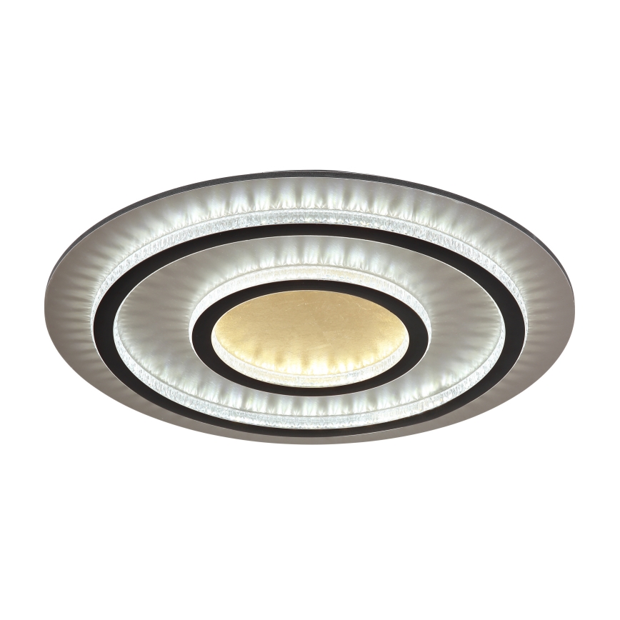 Globo - Luminária de tecto LED dimável LED/60W/230V 3000-6500K diâmetro 55 cm preta + comando remoto