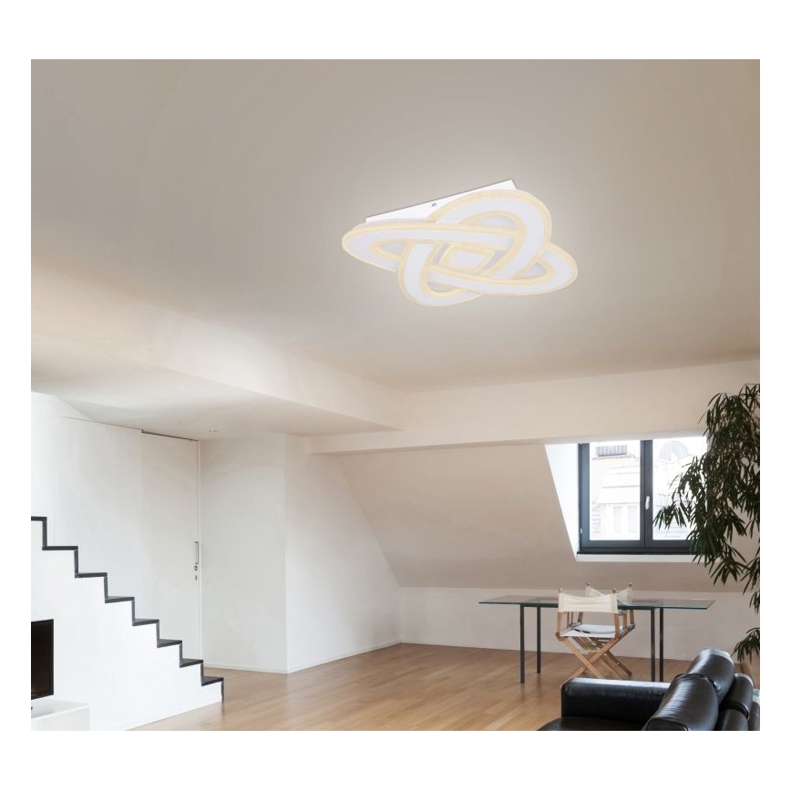 Globo - Luminária de teto LED dimmerizável LED/36W/230V 3000-6000K diâmetro 50 cm branca + controlo remoto