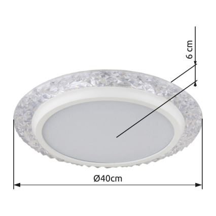 Globo - Iluminação de teto LED LED/22W/230V 3000K diâmetro 40 cm