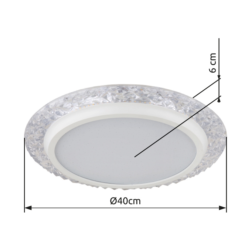 Globo - Iluminação de teto LED LED/22W/230V 3000K diâmetro 40 cm