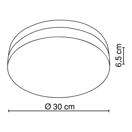 Globo - Iluminação de teto 3xE27/40W/230V