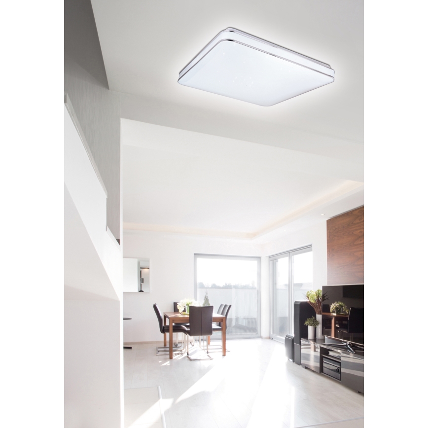 Globo - Iluminação de teto LED com regulação LED/48W/230V 3000-6400K + comando