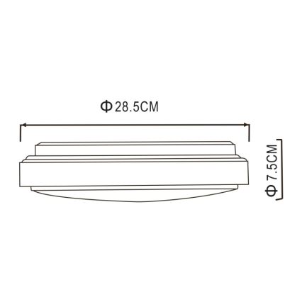 Globo - Iluminação de teto LED LED/18W/230V 3000K