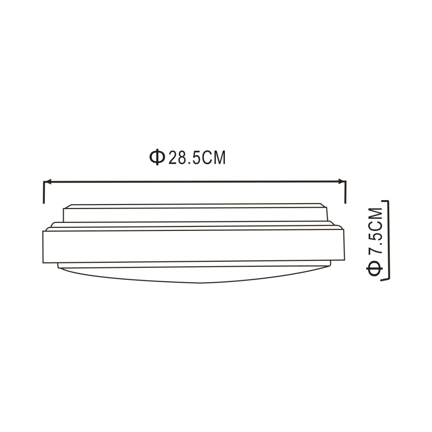 Globo - Iluminação de teto LED LED/18W/230V 3000K