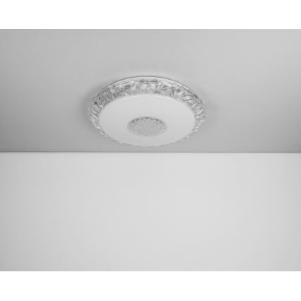 Globo - Iluminação de teto LED com regulação LED/40W/230V 2700-6500K diâmetro 50 cm Wi-Fi Tuya + comando