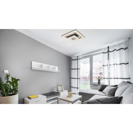 Globo - Iluminação de teto LED com regulação LED/50W/230V 2700-6000K + comando