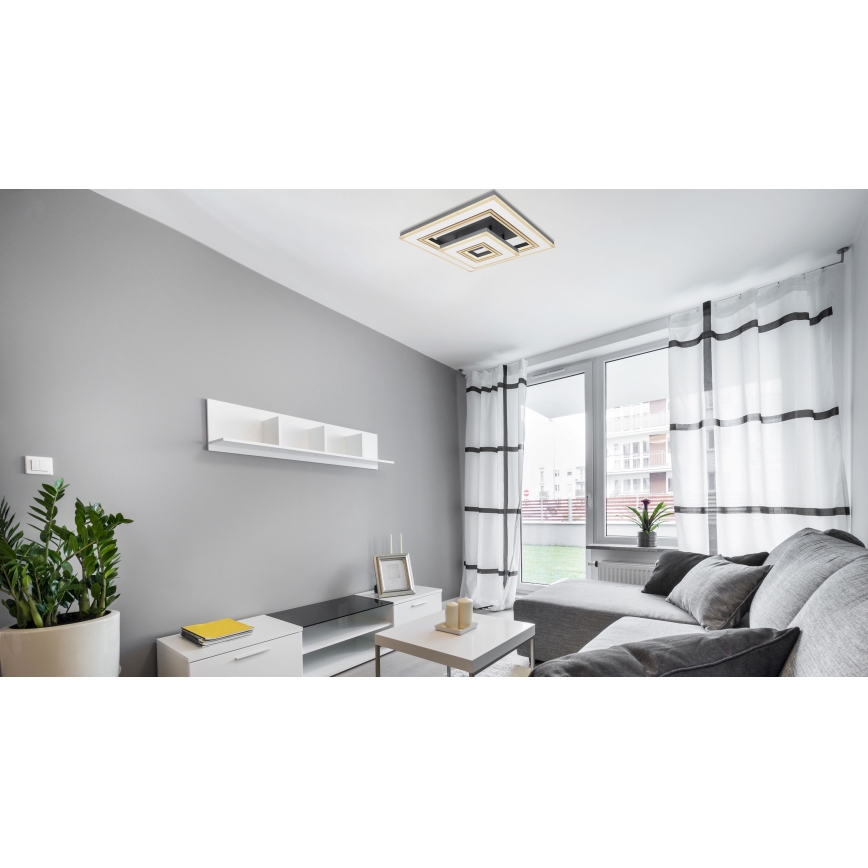 Globo - Iluminação de teto LED com regulação LED/50W/230V 2700-6000K + comando