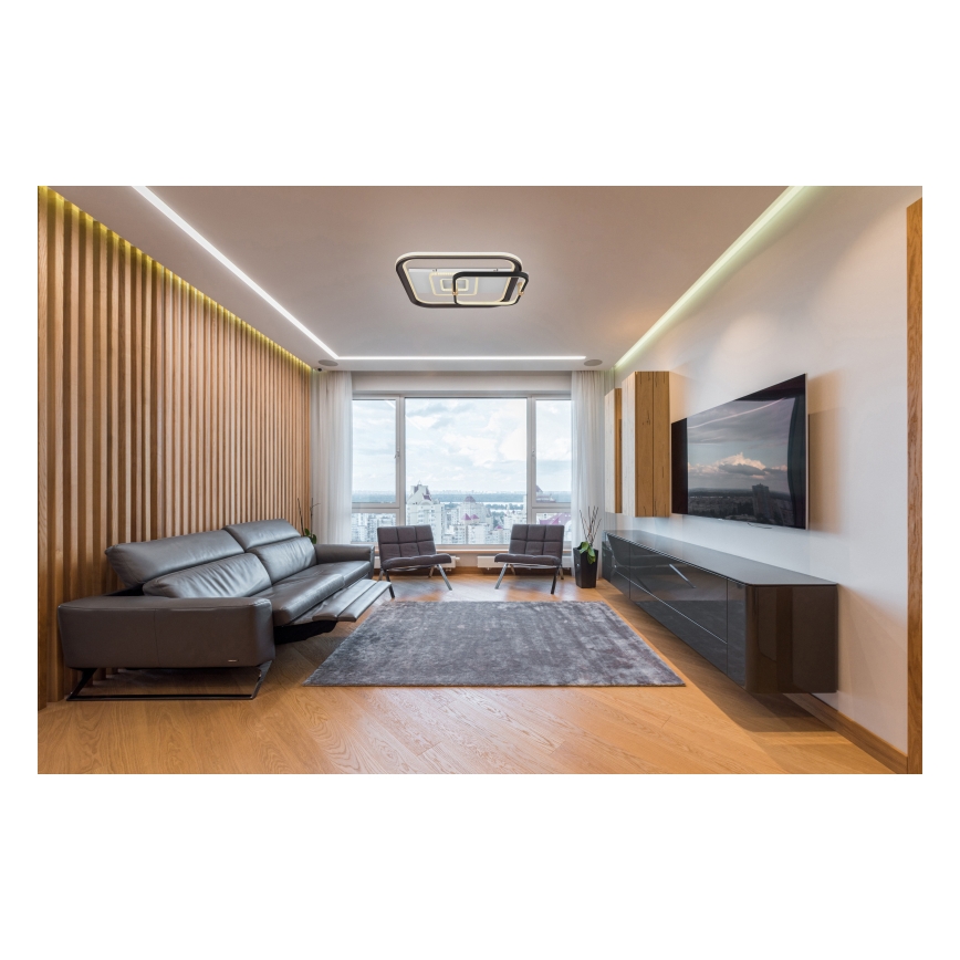 Globo 48459-48 - Candeeiro de teto LED dimerizável ANI LED/48W/230V 2700-6000K 48x52 cm + comando remoto