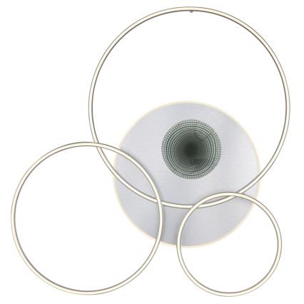 Globo - Luminária de teto LED dimmerizável LED/70W/230V 2700-6500K cromo fosco + controlo remoto