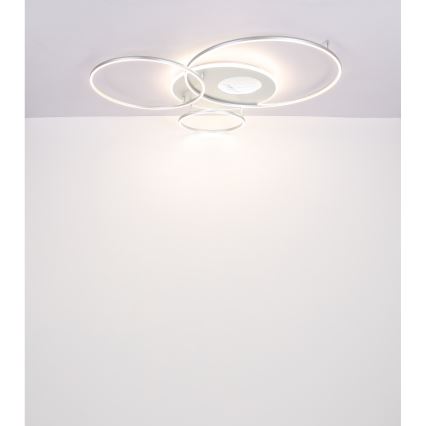 Globo - Luminária de teto LED dimmerizável LED/70W/230V 2700-6500K cromo fosco + controlo remoto