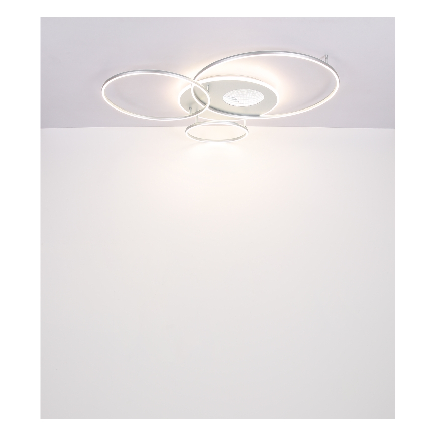 Globo - Luminária de teto LED dimmerizável LED/70W/230V 2700-6500K cromo fosco + controlo remoto