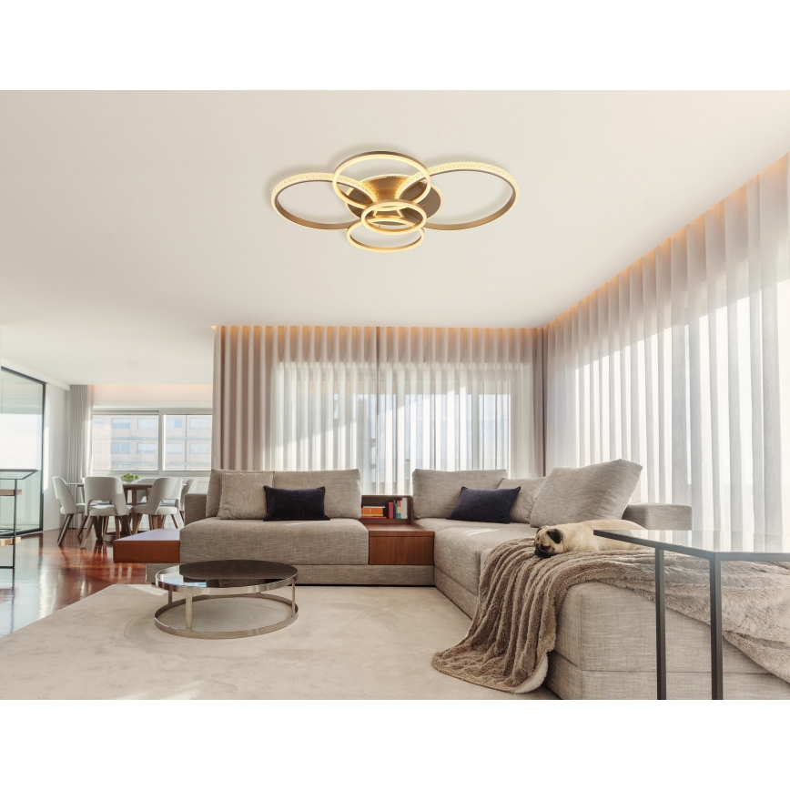 Globo - Iluminação de teto LED LED/70W/230V 3000K 88x110 cm bege