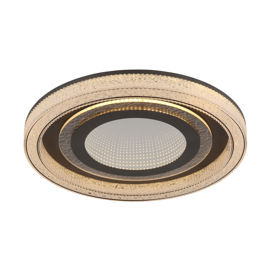 Globo - Plafon LED regulável LED/48W/230V 2700-6000K diâmetro 48 cm antracite + comando à distância