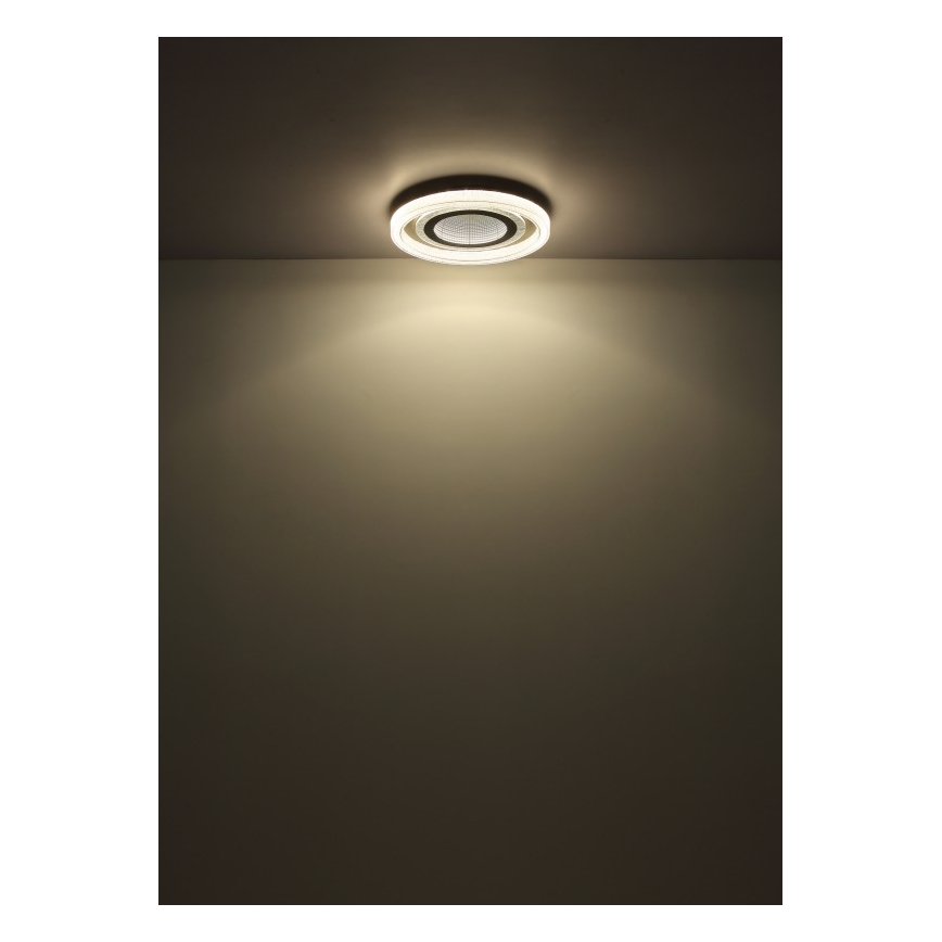Globo - Plafon LED regulável LED/48W/230V 2700-6000K diâmetro 48 cm antracite + comando à distância